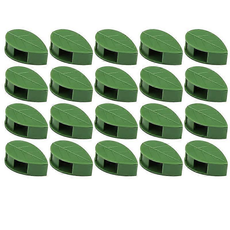 50PCS Garden Plant Clips,Plants Climbing Wall Support Snap Fixture Clips -Adhesive Fixer Sticky