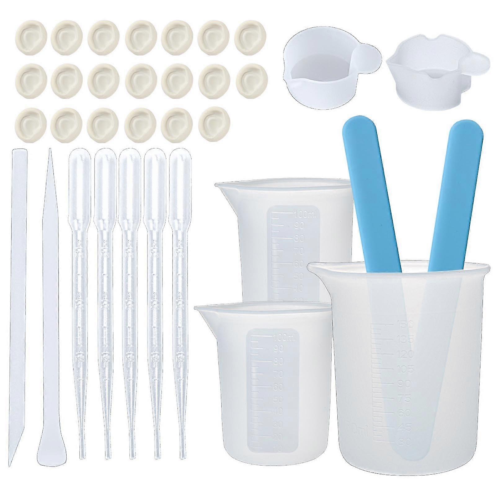 Gartful Reusable Resin Tool Kit Mixing Cups Tool Sets For Resin Epoxy Casting
