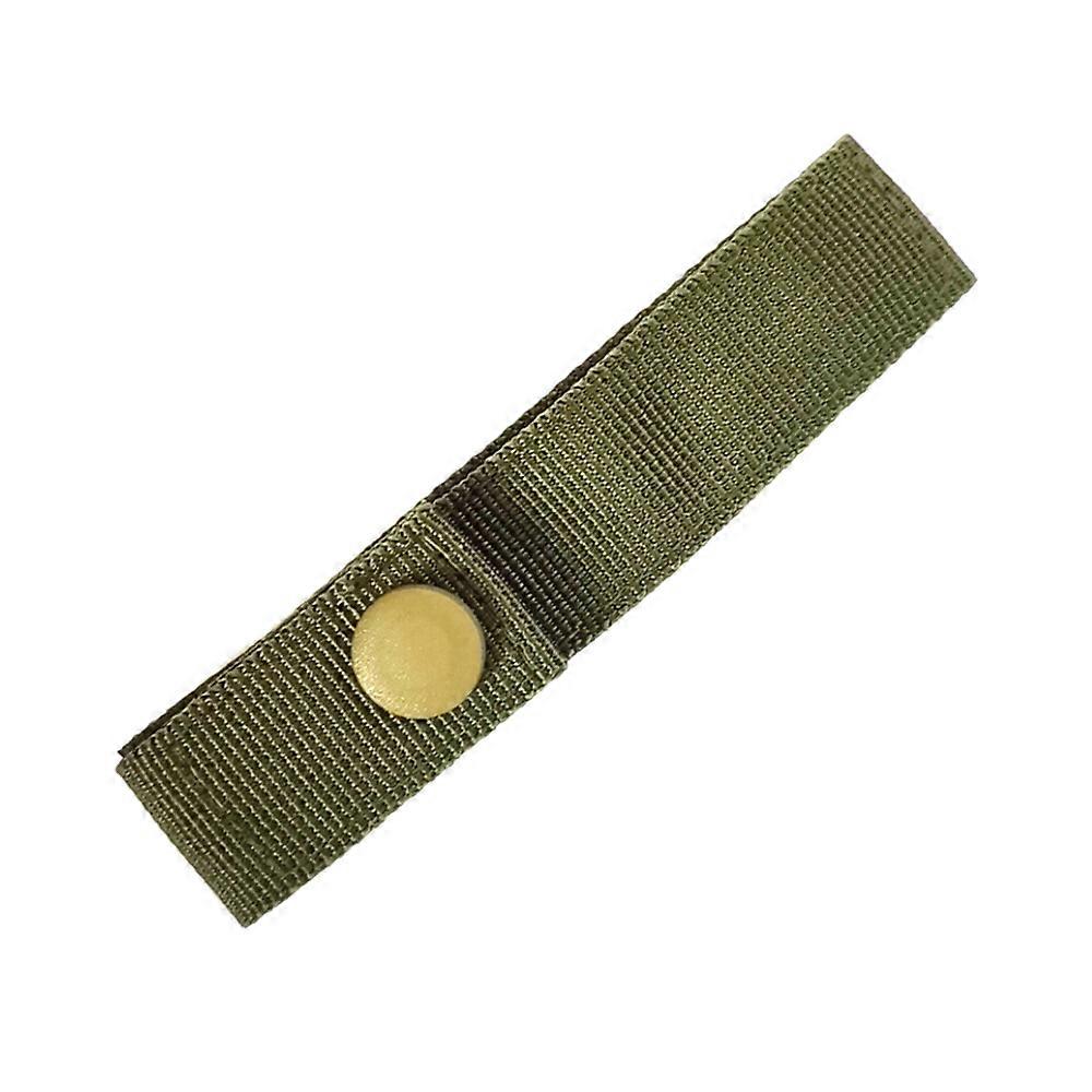 Army Green Outdoor Tactical Backpack Mountaineering Hiking Carabiner Buckle Hooks Tape Snap with Hook and Loop Fasteners Design Hanging Waist Belt for