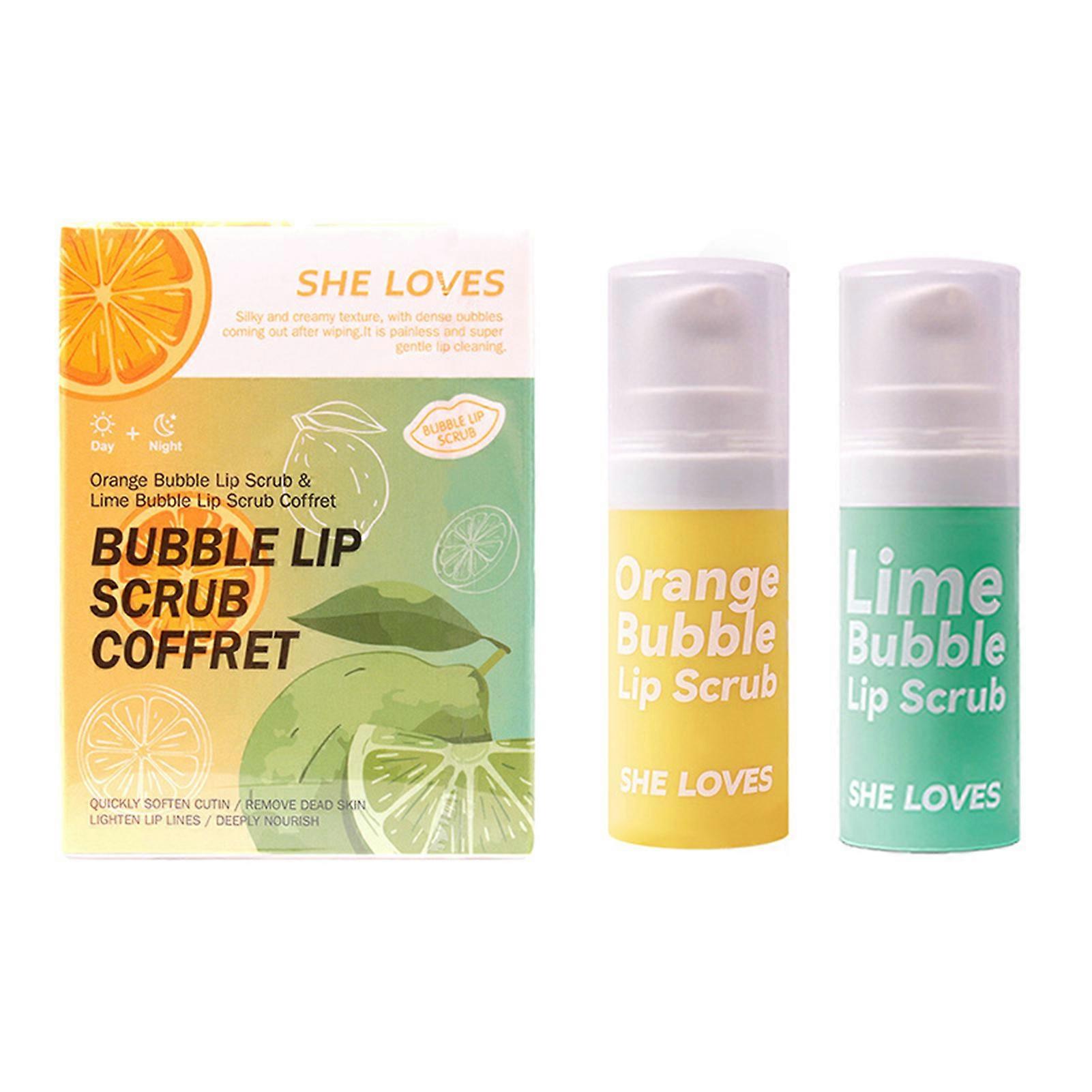 Moisturizing Lip Scrub Balm Solve Dead Skin Lip Lines for Cracked Dull Lips