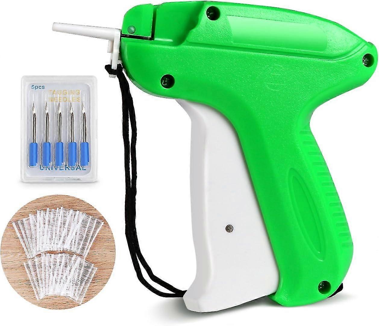 Label Gun Price Tag Gun Clothing Brand Labels With 1200 Paddle Threads (white,5cm) + 5 Spare Needles For Bazaar Clothes Socks Hats Trade
