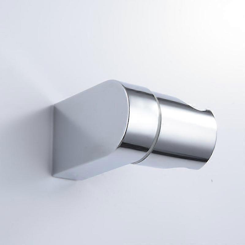 Wall base of shower, plastic, ABS electroplating, fixed base of shower, nozzle base, adjustable movable support, 7.2 * 7.2 * 5.2cm,2024 Ping