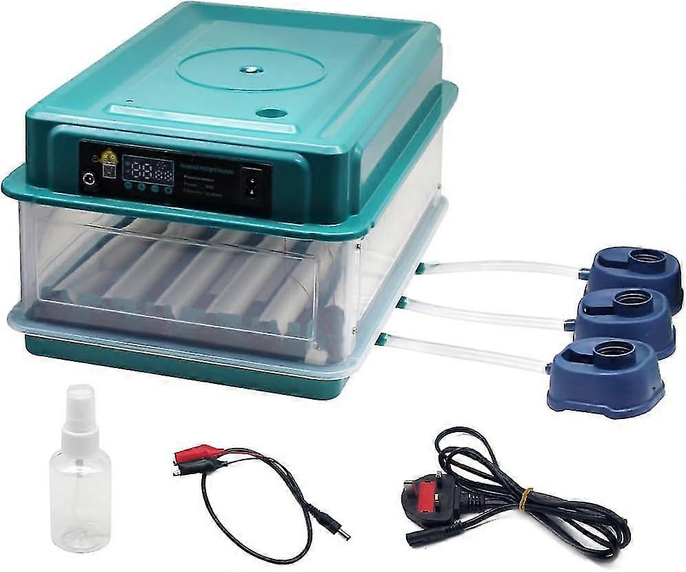 12-24 Eggs Incubator Fully Automatic Digital Poultry Hatcher Chick Brooder With Automatic Temperature And Humidity Control For Chicken Duck Quail Goos