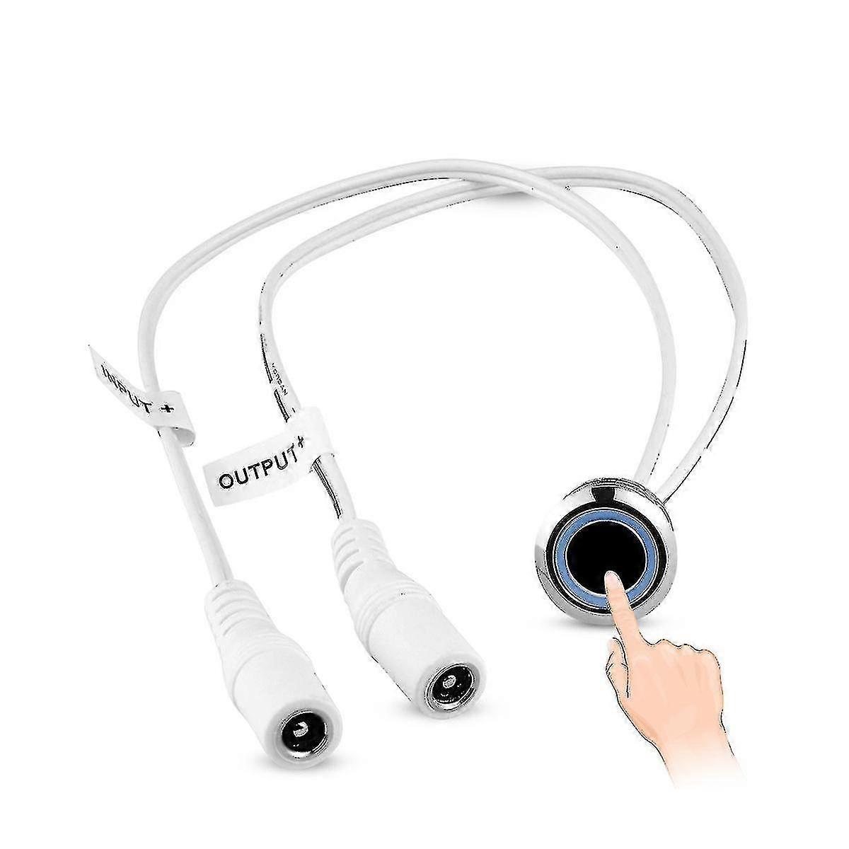 12v Led Touch Dimmer Switch With Infinite Dimming, Built-in Lamp Control Switch In Closet Cabinet