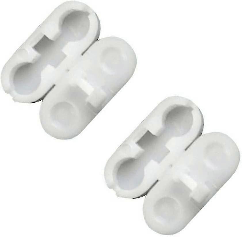 Replacement Vertical Roman Roller Blind Ball Chain Cord Connector Clips (white) (10pcs