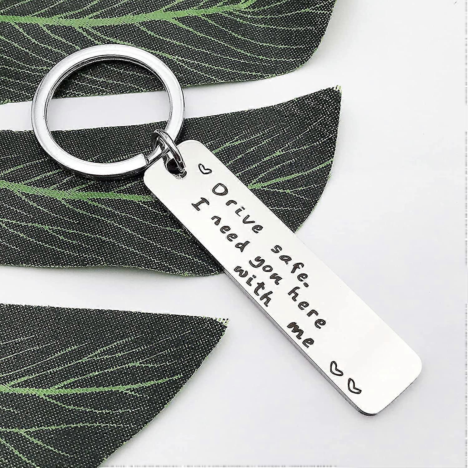 Drive Safe Keychain Silver 4*1 Cm