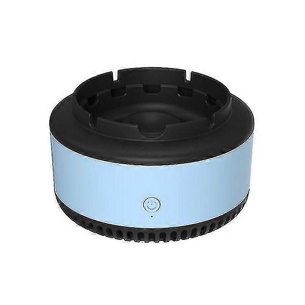 Intelligent Aashtray For Cigarettes Multifunctional Air Purifier Ashtray1pcs-blu