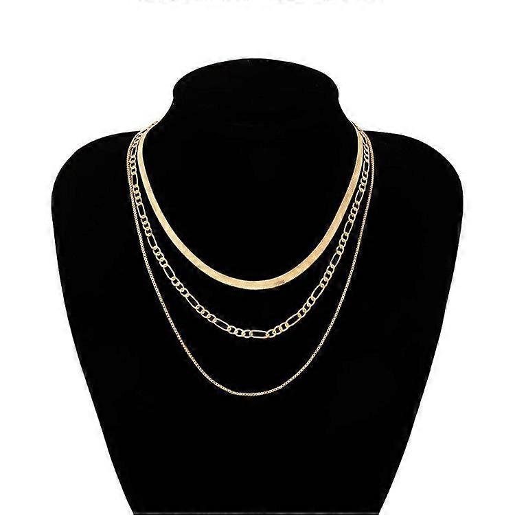 Punk Metal Snake Bone Chain Necklace