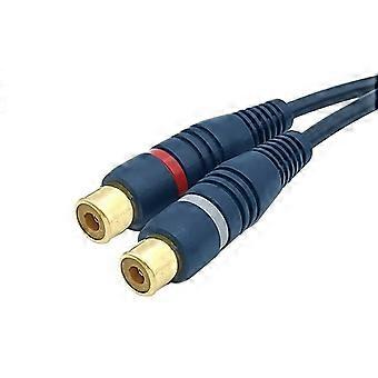 Câble Y RCA - Splitter 1 Mâle Vers 2 Femelles - 15 Cm - Connexion Audio Subwoofer, Home Cinéma