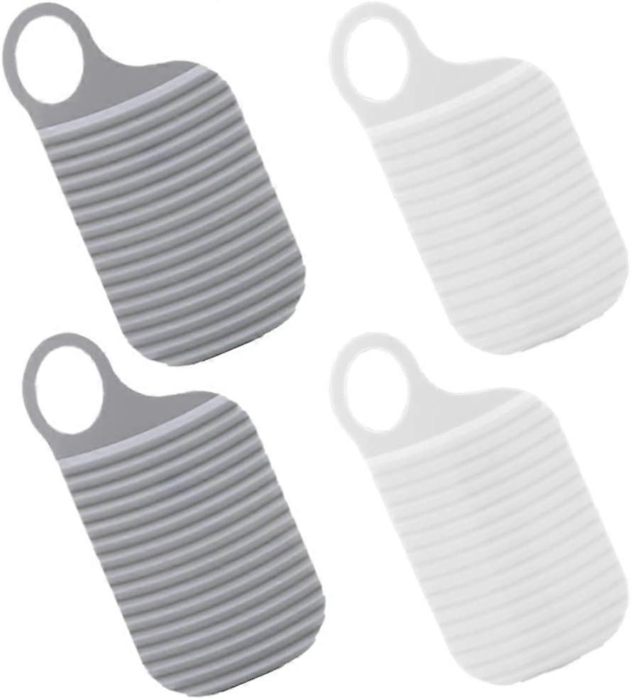Mini Plastic Washboard Hand-Held Washboard,4Pcs Small Household Washboard Plastic Multifunctional Mini Laundry Board