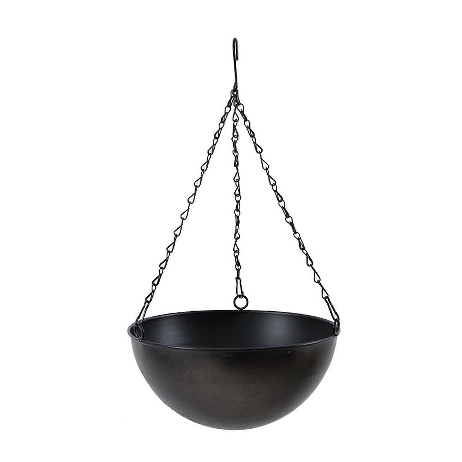 Succulent Hanging Planter Creative Sturdy Iron Detachable Chain Flower Hanging Pot for Garden KAESI