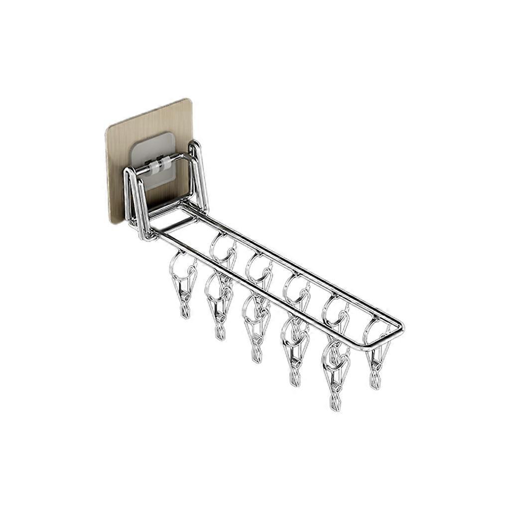 Clothes Drying Rack Laundry Storage Bathroom Balcony Folding Clothes Hanger