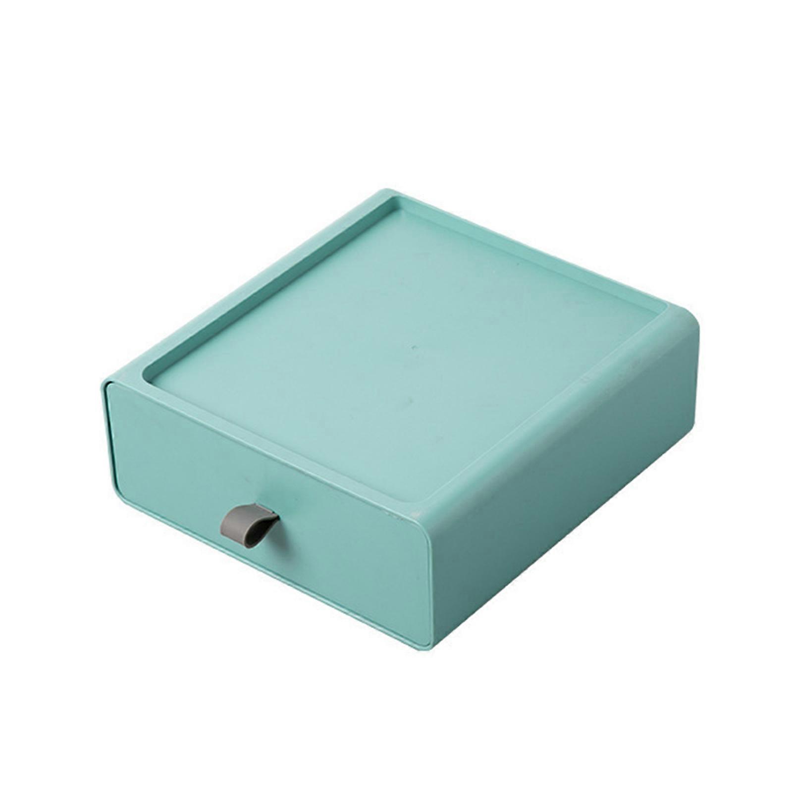 Makeup Holder Superimposed Nice-looking Plastic Drawer Desktop Storage Box for Living Room