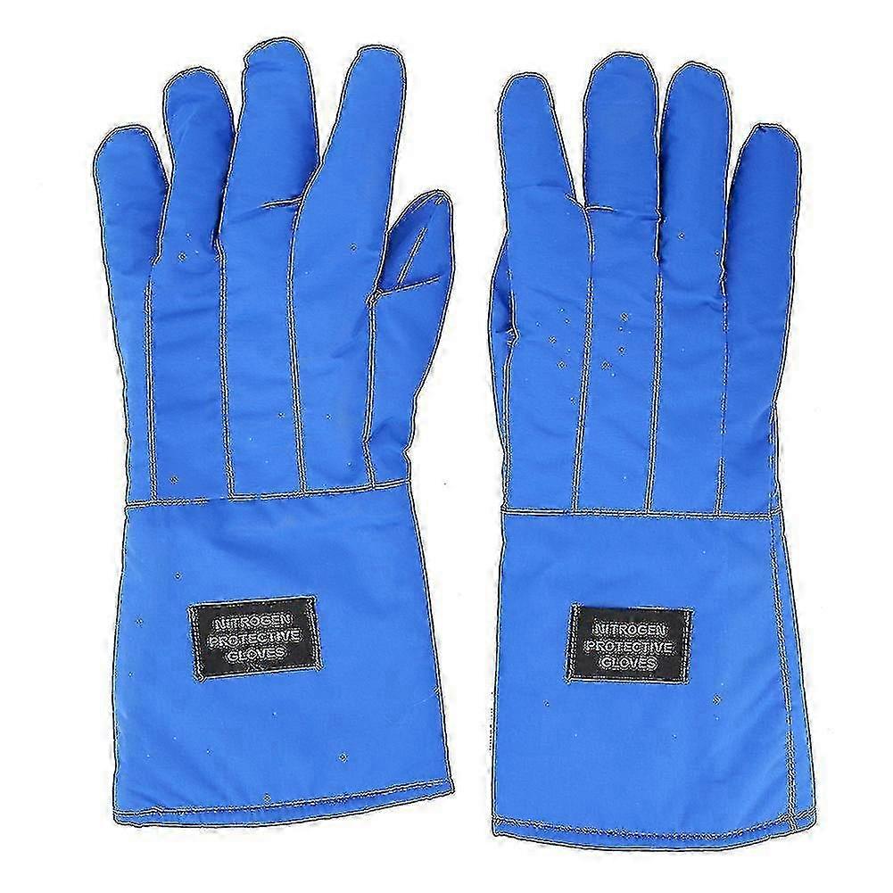 38cm Long Cryogenic Gloves Waterproof Low Temperature Resistant Liquid Nitrogen Protection