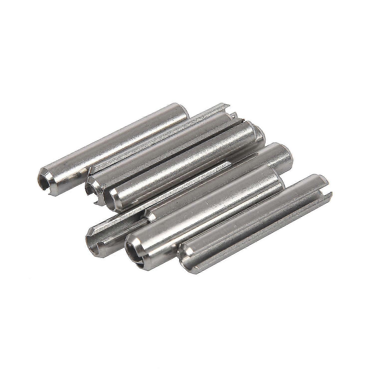 10pcs M5x30mm 304 Stainless Steel Split Spring Roll Dowel Pins