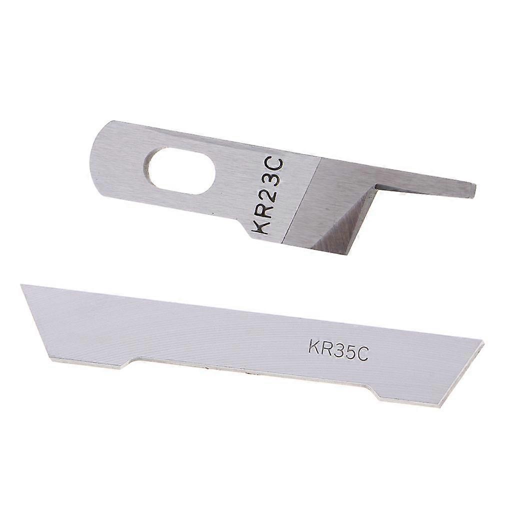2pcs Sewing Machine Lower & Upper  Top Bottom Blade for Juki MO-2516