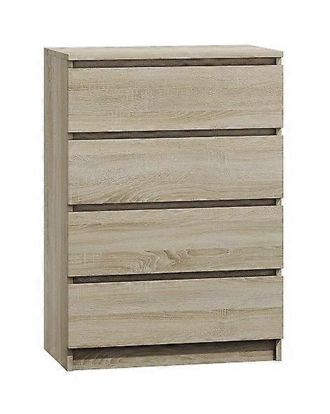Kommode Schrank mit 4 Schubladen M4 Sonoma Eiche