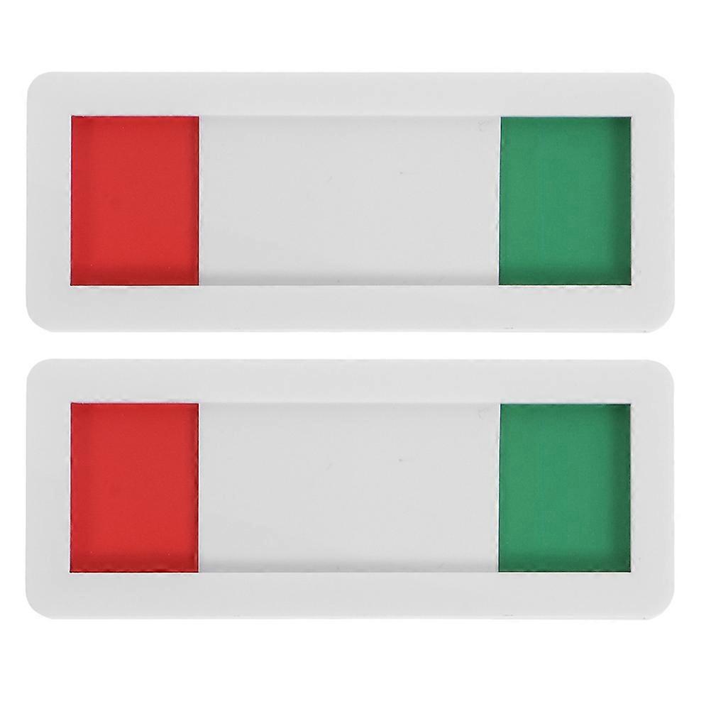 2pcs Vacant Privacy Sign Open Slider Privacy Sign Conference Signboards