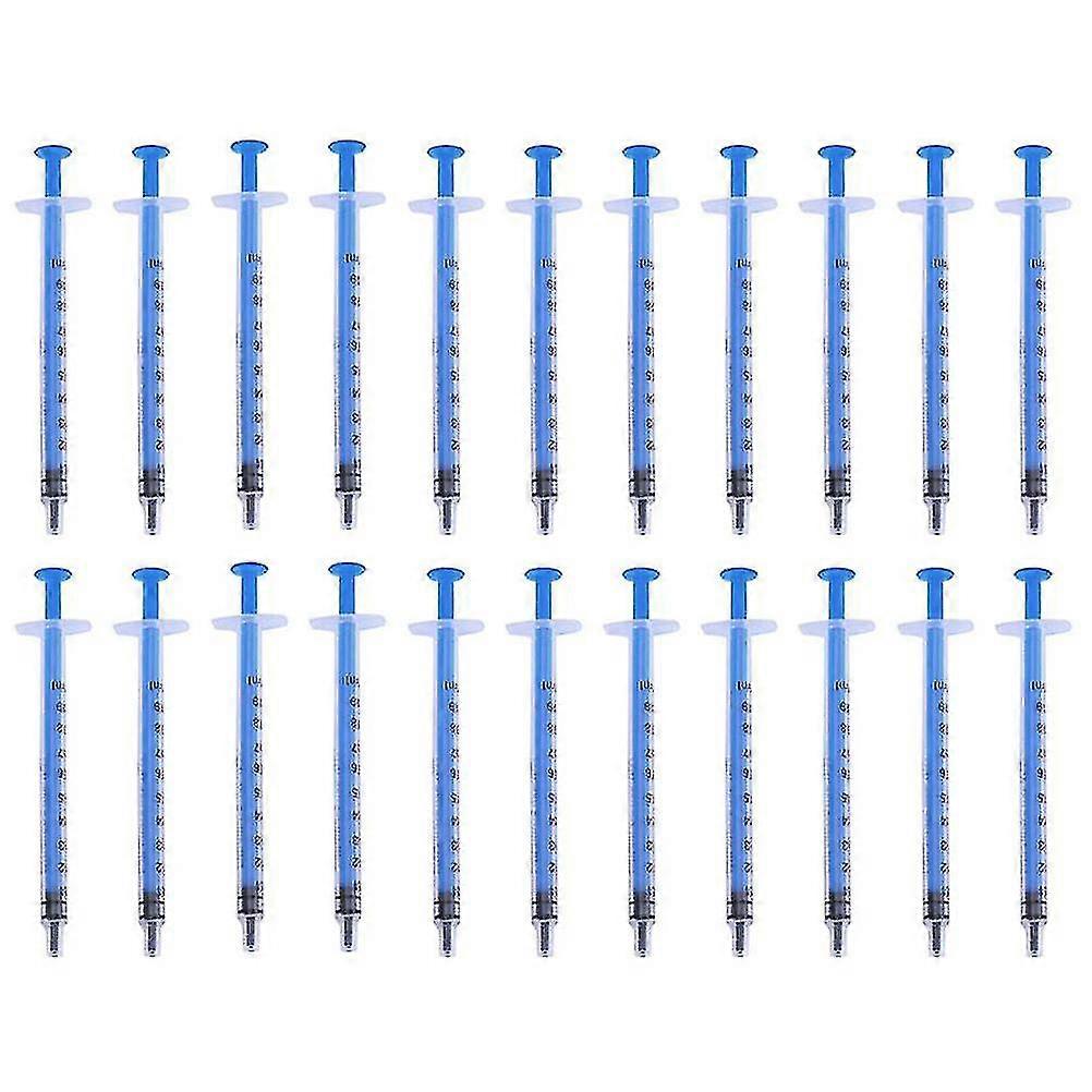 150pcs 1ml Plastic Disposable Injector - Without Needle for Refilling, Measuring Nutrient