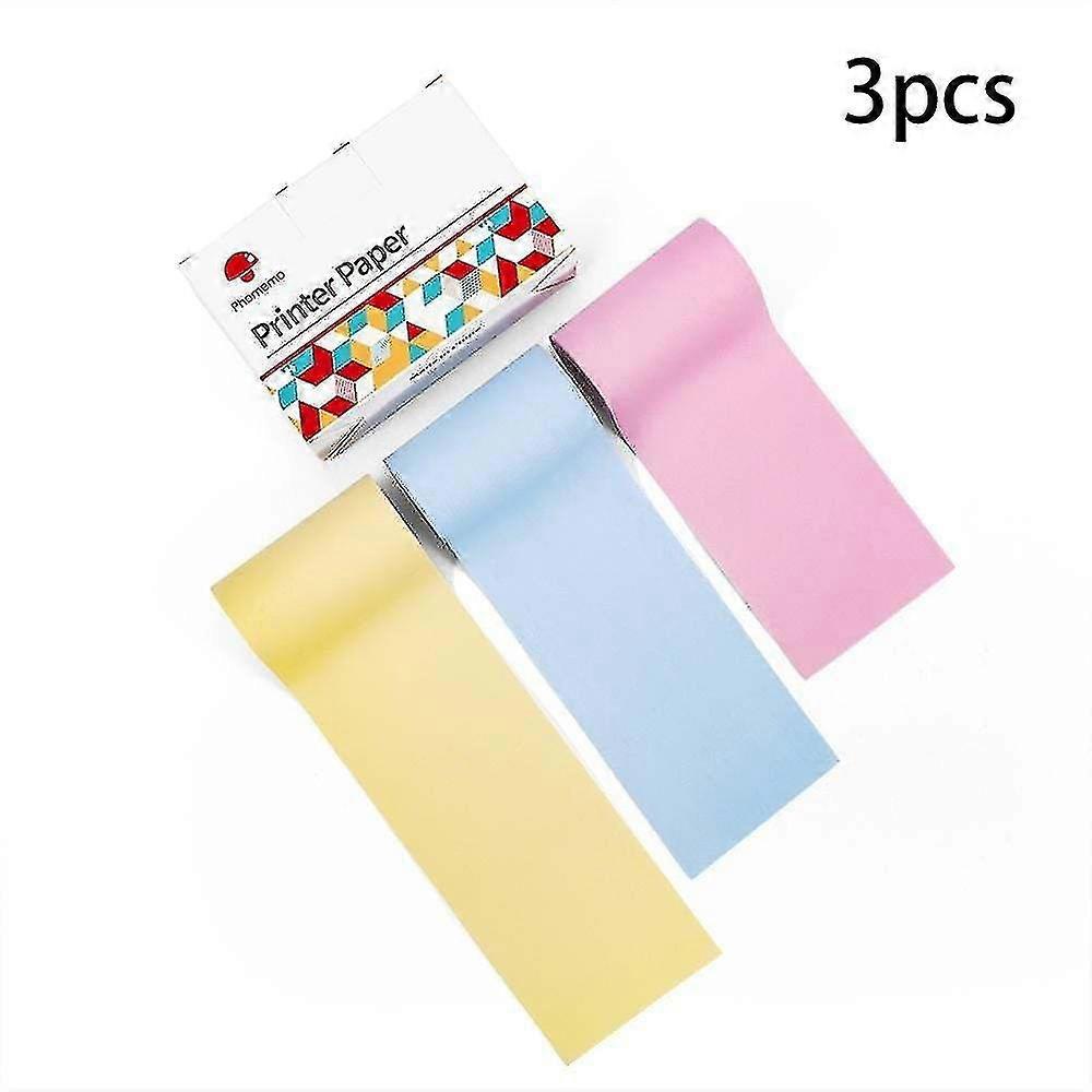 2024 Adhesive Thermal Sticker Paper For Phomemo T02 Bluetooth Pocket Printer
