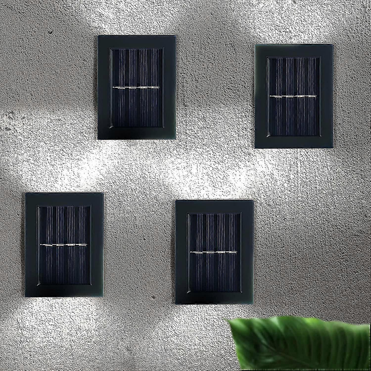 Up And Down Solar S -saving D- Door For En Door Yard Gara Pathway (4pcs) (warm)