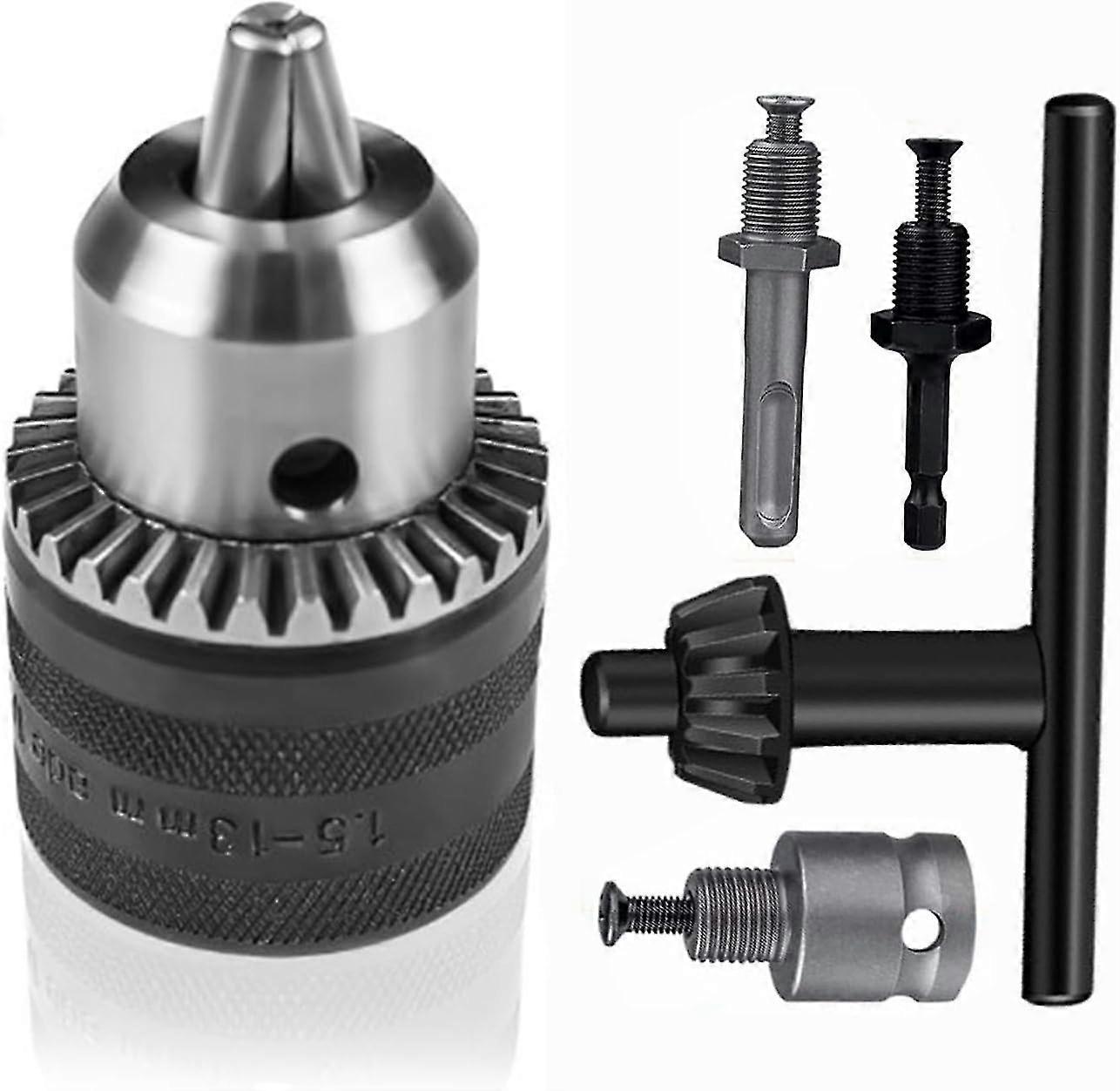 1.5-13mm Keyed Chuck Sds-plus Adapter 1/2''-20unf Drill Chuck Quick Release Chuck