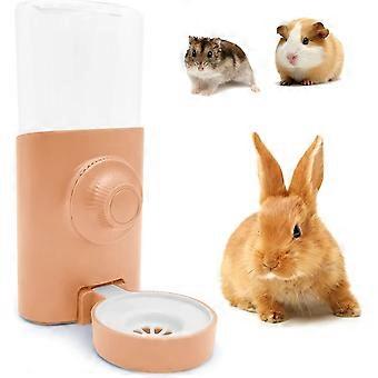 Automatic Water Dispenser Rabbitpet Drinking Bottle Guinea Pigs Water Bottlepink, 600 Ml