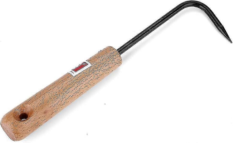 بونساي هوك قوي المنغنيز الصلب البستنة هوك مقبض بونساي الجذر هوك مع أدوات قطع مقبض خشبي مريحة