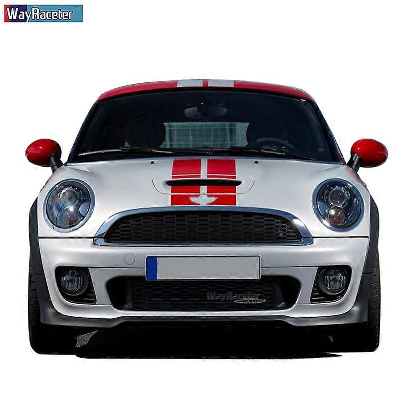 Car Hood Bonnet Stripe Sticker Engine Cover Roof Trunk Decal For MINI ...