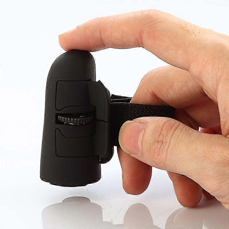 1pc phone tablet Creative Wireless Finger Mouse - 2.4G Mini Computer Ring Mouse (AAA Battery Not Included) - Ergonomic Design for Comfortable Use