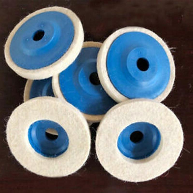 100mm 4inch Round Wool Felt Buff Wheels Polish Discs Pad For Angle Grinder Tools