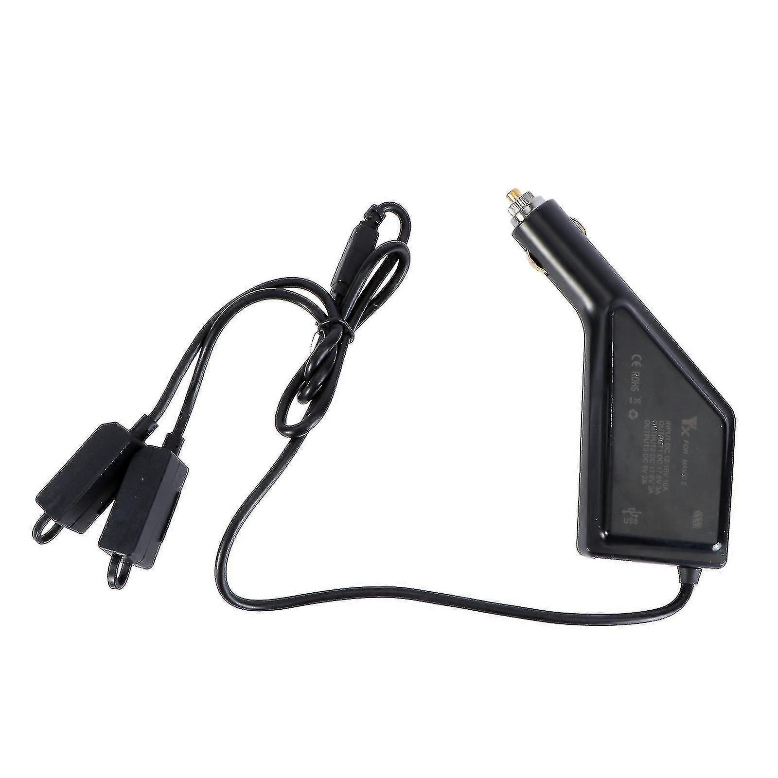 1pc bil lader usb overoppheting beskyttelse 3 i en sikker drone lader adapter drone batterilader for dji mavic 2