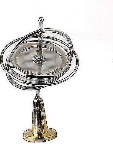 反重力ジャイロスコープ金属機械ジャイロ物理学、グッドギフトおもちゃ小道具(シルバー)