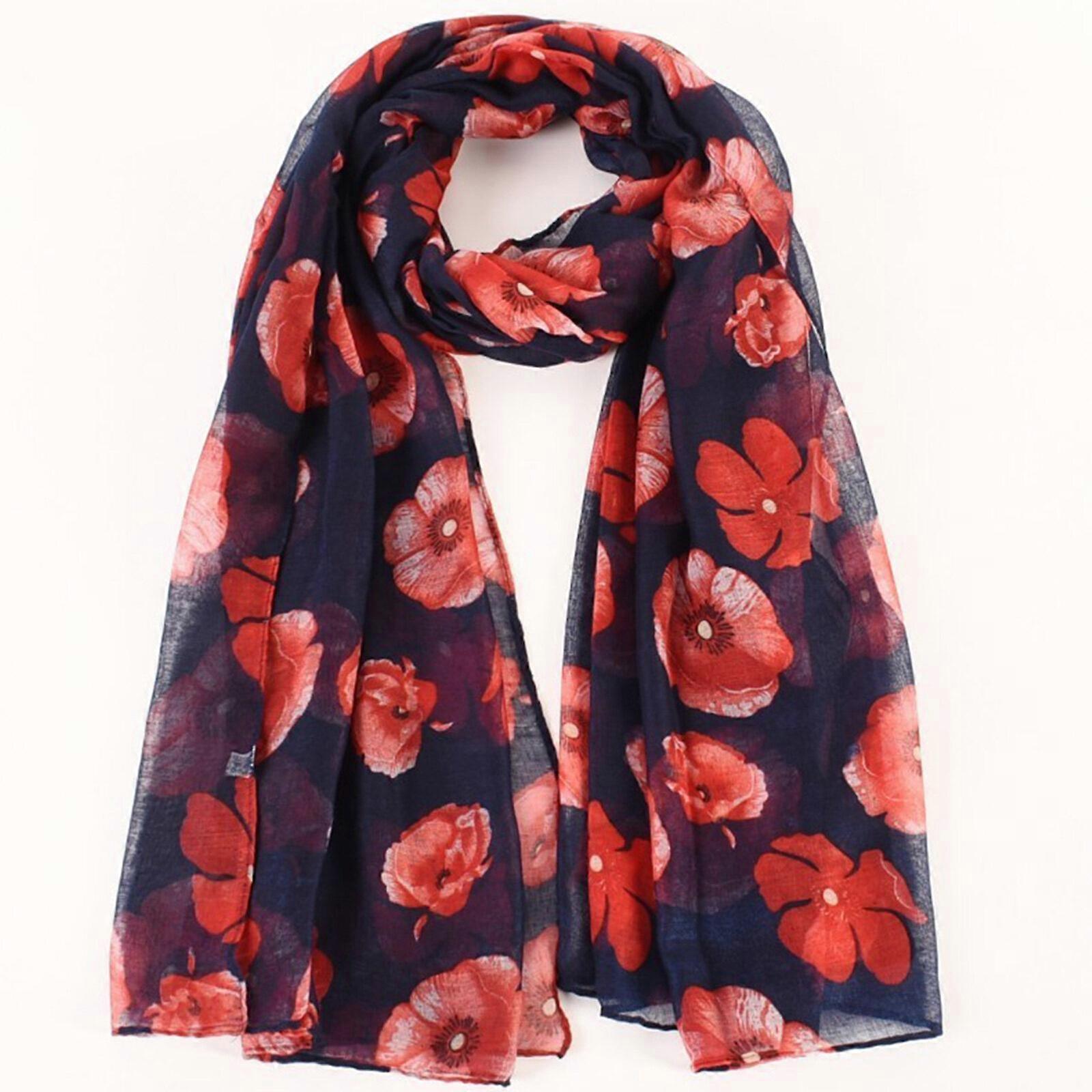 Lenços de flores para mulheres leves Florais Shawl Wraps