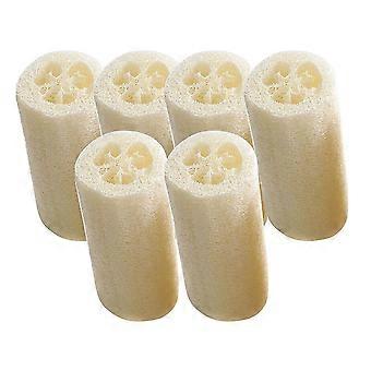 6Pcs Sponge Scrubber Handmade Anti-oil Natural Loofah Luffa Loofa Bath Body Shower Sponge for Kitche