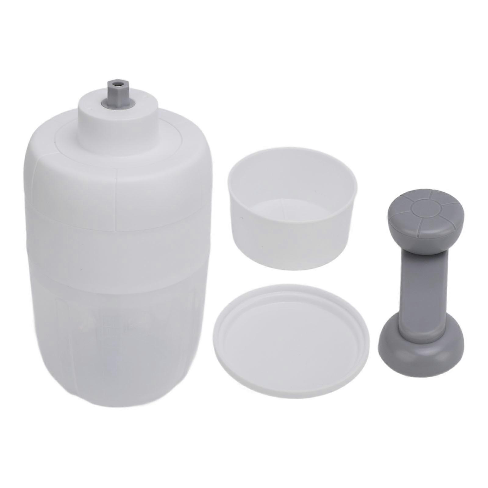 Manual Shaved Ice Maker Compact Portable Hand Ice Crusher for Kitchen Restaurant Office