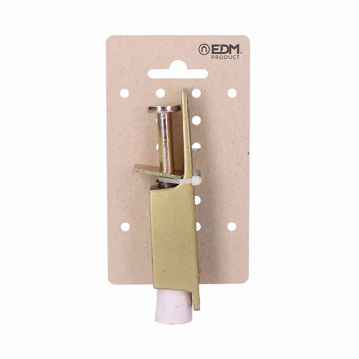 Door stopper EDM 85057 Golden Steel 120 mm