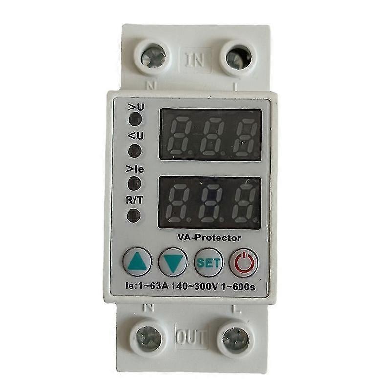 Voltage Protective Device Current Limit Protection Voltmeter Kwh 63A 220V