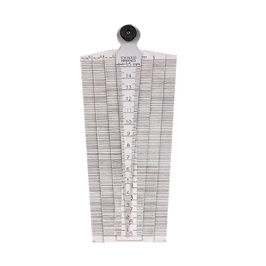 Taper Gauge Depth Gap Ruler Wedge Feeler Dia Measurement Tools Hole Inspection