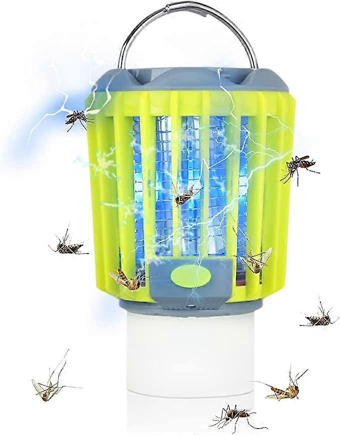 Camping Insect Killer & LED Light & Torch 3 in 1, Rechargeable Mosquito Killer, Portable and Compact Outdoor Camping Gear