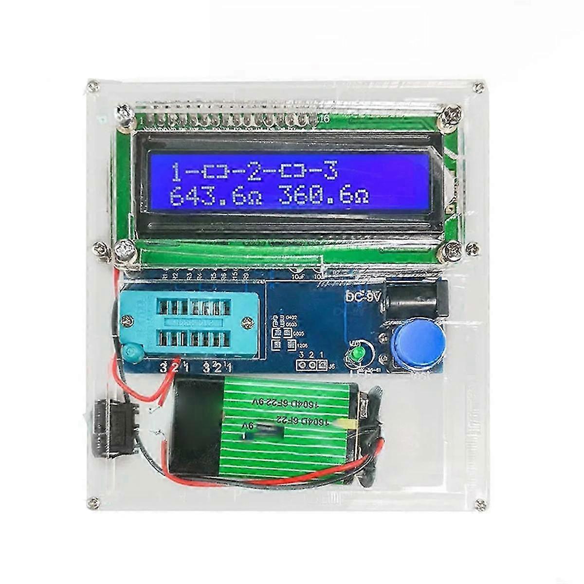 Transistor Tester Diy Kit Can Replace A Multimeter For Electronic Measurements Such As Resistance And Inductance