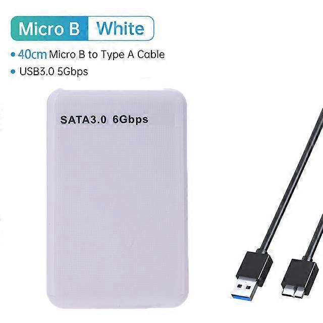 USB3.0 HDD Enclosure 2.5inch SATA SSD Hard Drive Case 4 colors Mobile External HD Case Box Support Max 6TB Disk for Computer PC