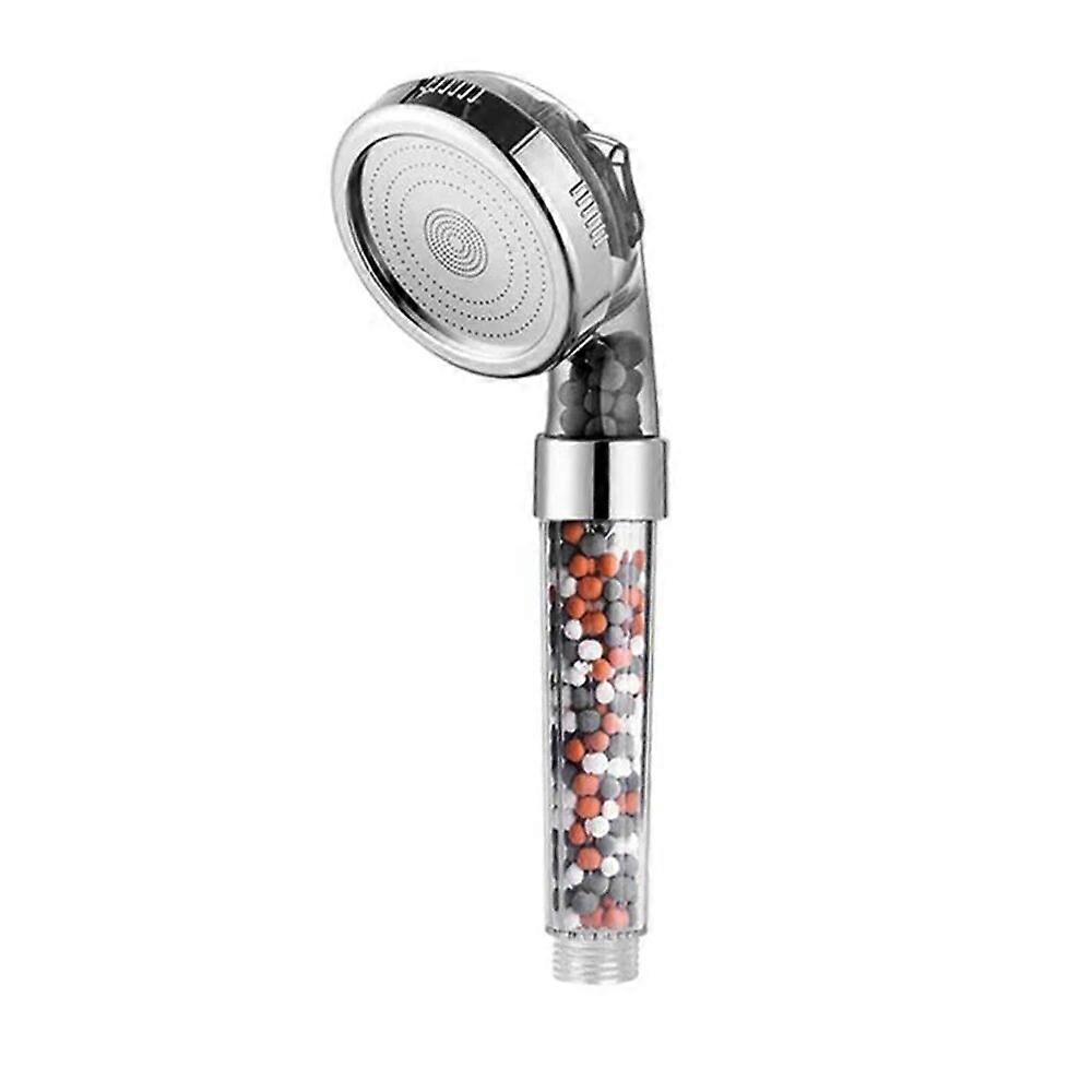 Bathroom Shower Head 3 Modes Adjustable Handheld High Pressure Showerhead Anion Stones Filter SPA Shower Bathroom Accessories