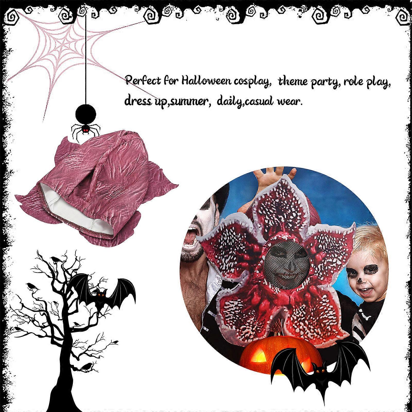 2023 NEW Halloween Horror Scary Headgear Spoof Props Stranger Things Piranha Mask Hot
