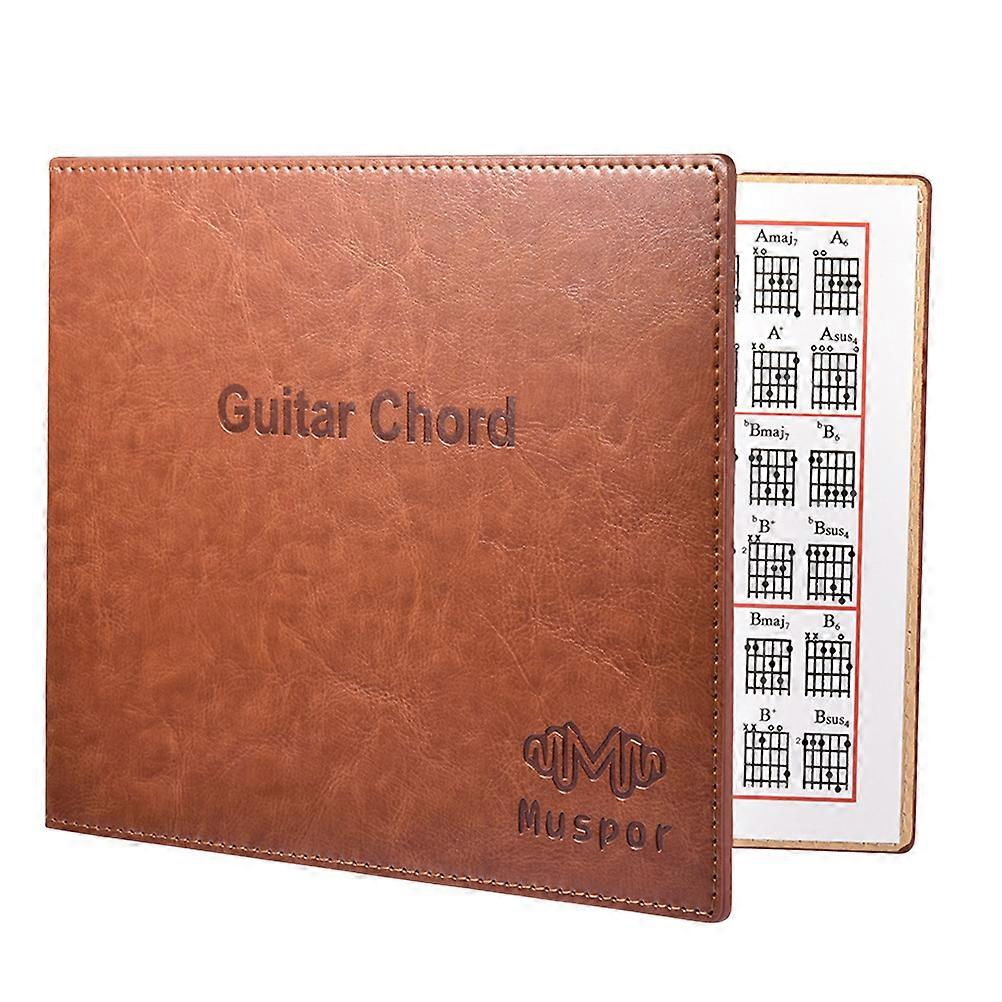 Bärbar Gitarr Notbook Ackord Gitarr Bok Anteckningsböcker Notera Gitarr Case Ackord