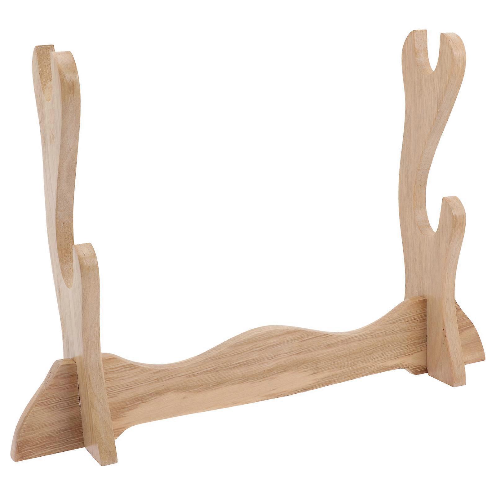 Flute Storage Rack Swords Stand Two-tier Swords Rack Samurai Swords Rack