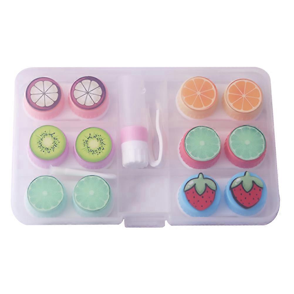 Clear Stand Lentes De Contacto De Colores Contact Lens Solution Contact Lens Applicator Portable Lens Case Lens Storage Box