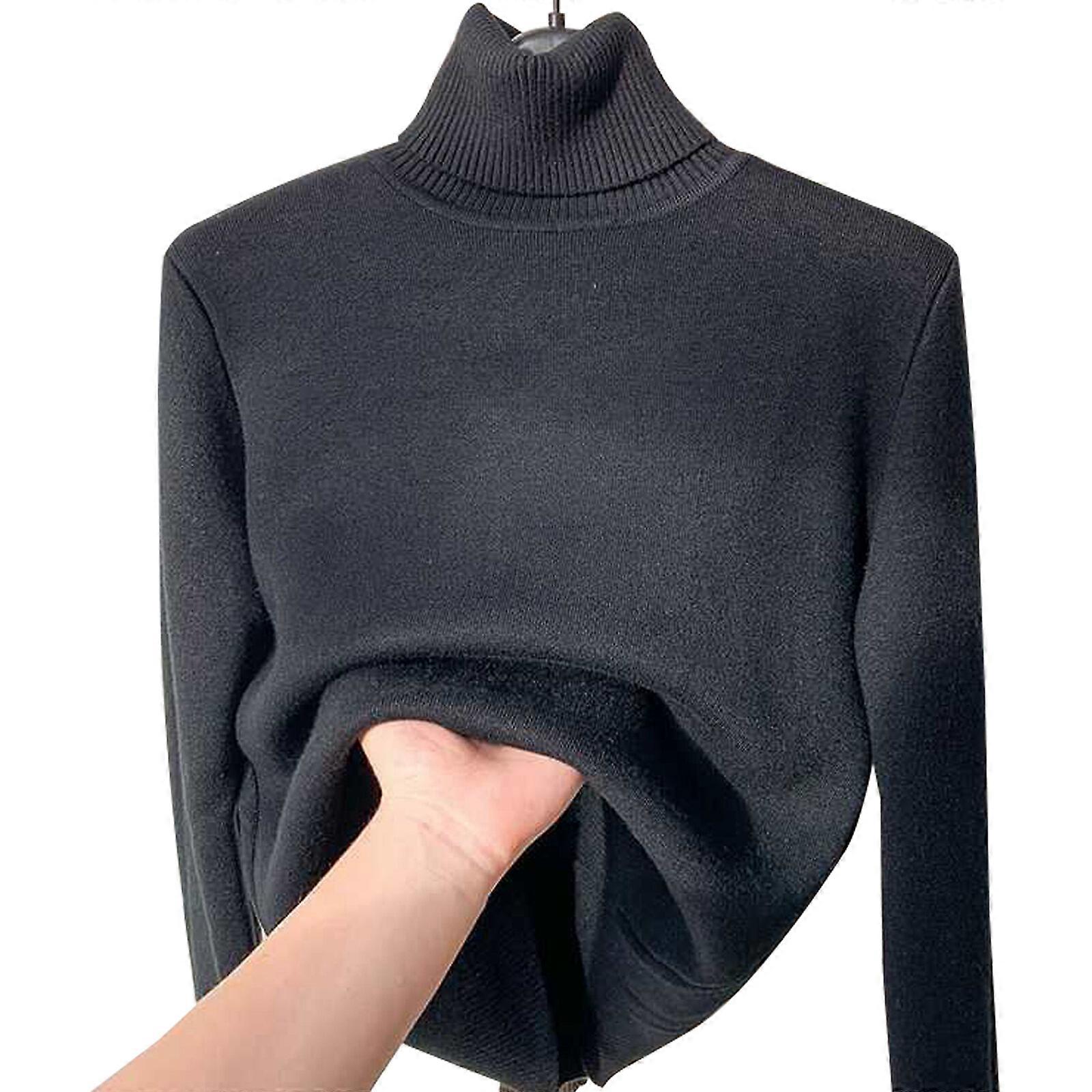 Rollkragenpullover Winter Damen Elegant Dick Warm Damen Strickpullover S-XXL