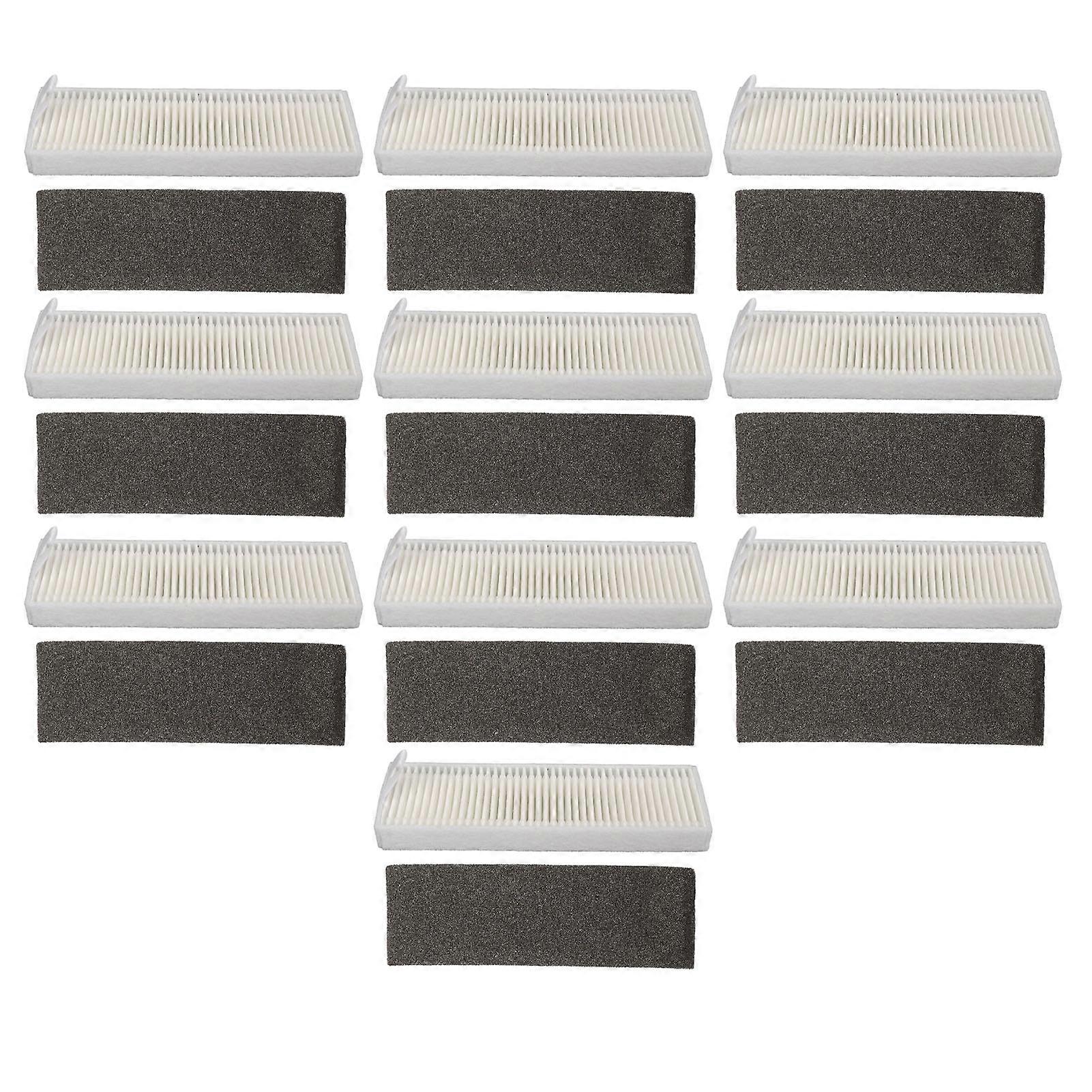 10PCS Robot Vacuum Cleaner Filter Parts High Efficiency Particulate Air Filter for Tikom G8000 G8000 Pro for Honiture G20 G20 Pro for Laresar Evol 3