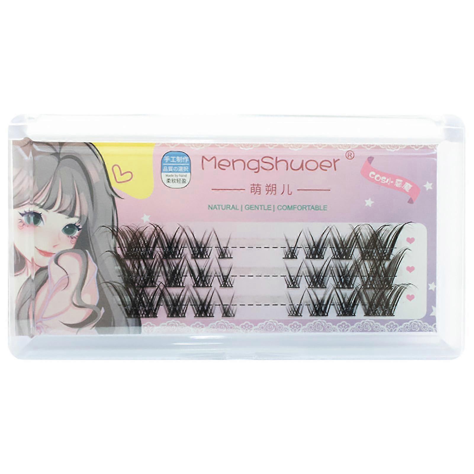 Beginners Curl Dense False Eyelashes Comfortable And Lightweight False Eyelashes For Stage Performances Makeup